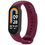 Curea ceas compatibila cu Xiaomi Mi Band 8 NFC, Rosu - ES00729 fotografia produsului