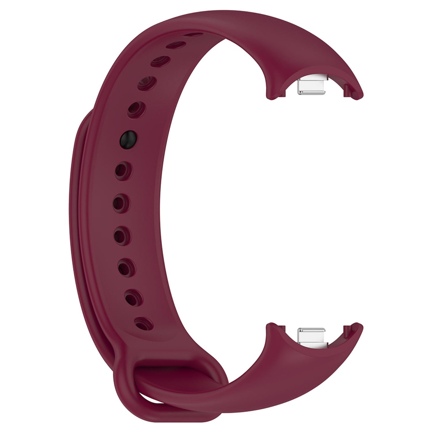 Curea ceas compatibila cu Xiaomi Mi Band 8 NFC, Rosu - ES00729 fotografia produsului View 2 L