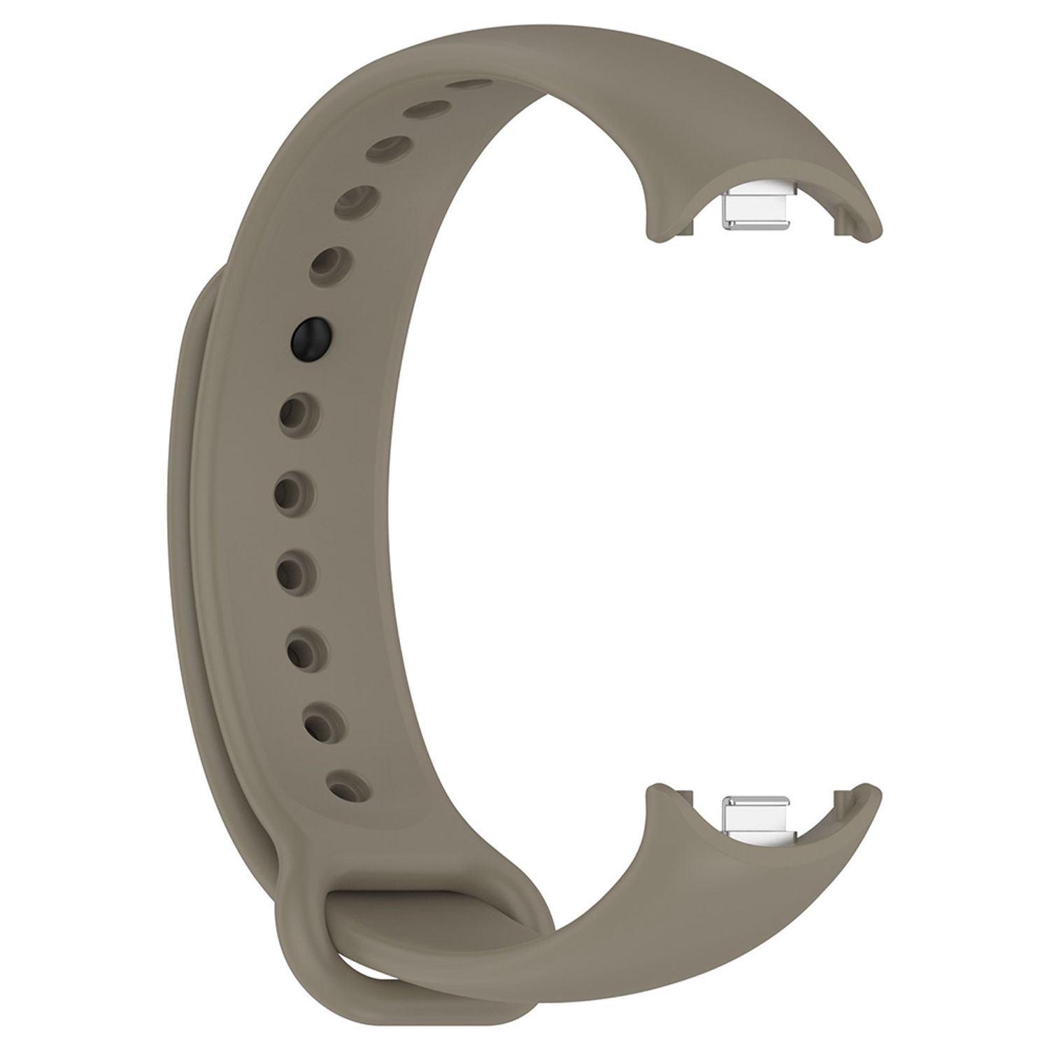 Curea ceas compatibila cu Xiaomi Mi Band 8 NFC, Gri - ES00732 fotografia produsului View 2 L