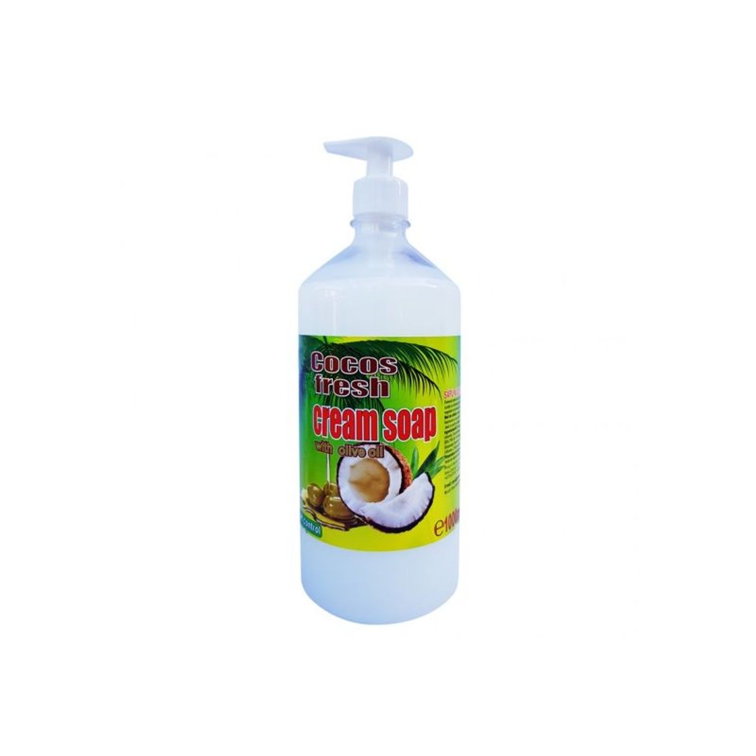 Sapun lichid cremos Cloret Cocos Fresh, 1000ml fotografia produsului View 3 L