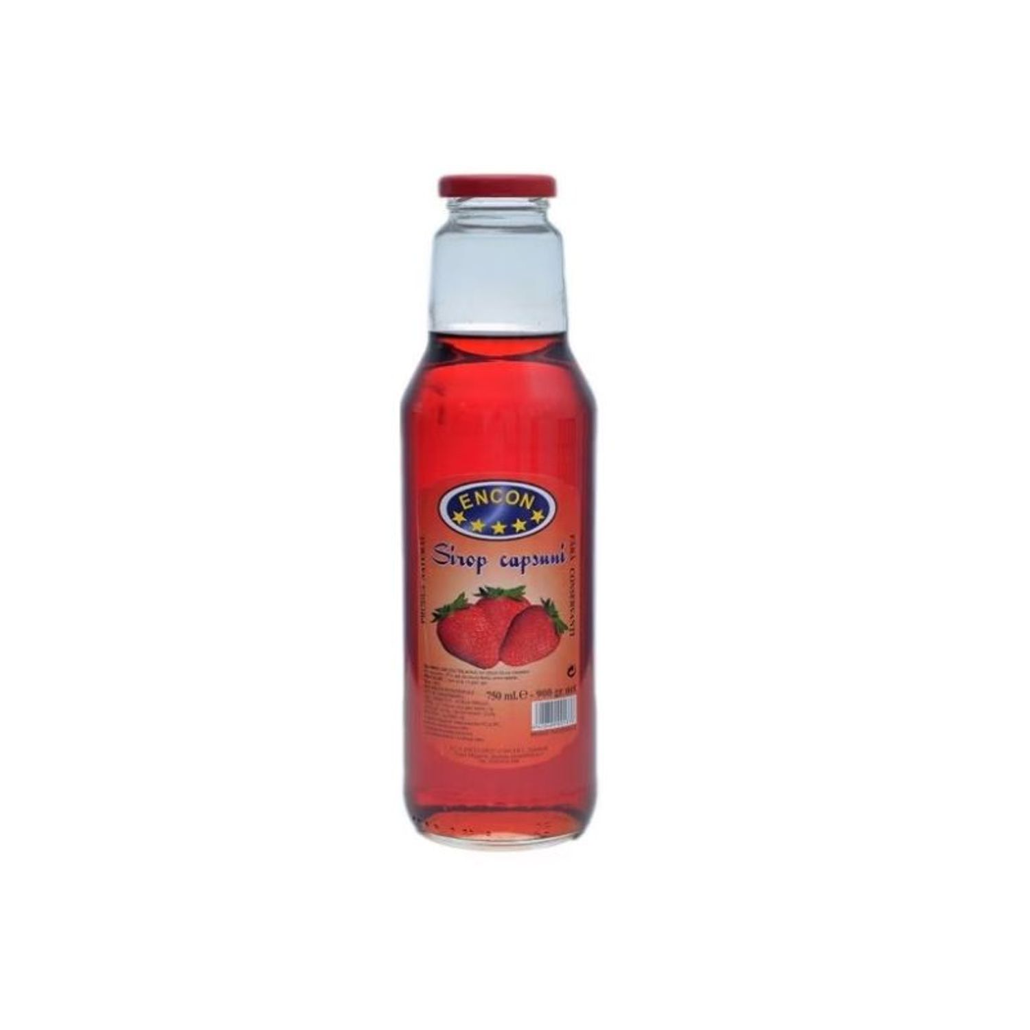 Sirop Capsuni Encon, 750 ml fotografia produsului View 2 L
