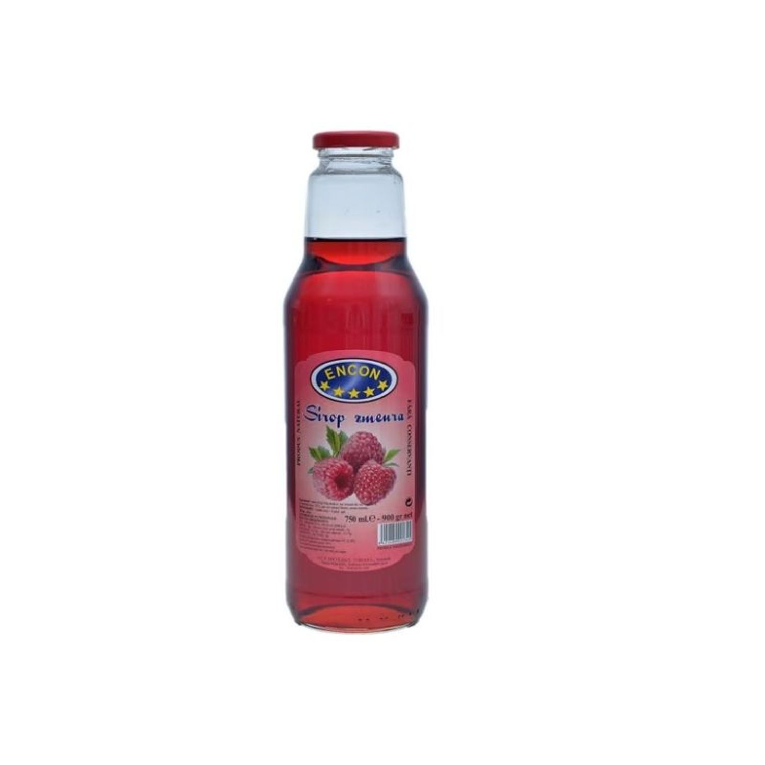 Sirop zmeura Encon, 750 ml fotografia produsului View 2 L