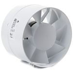 Ventilator de tubulatura axial VP4, Debit 107 m3/h, &Oslash;100mm, Plastic ABS fotografia produsului View 2 S