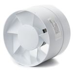 Ventilator de tubulatura axial VP4, Debit 107 m3/h, &Oslash;100mm, Plastic ABS fotografia produsului