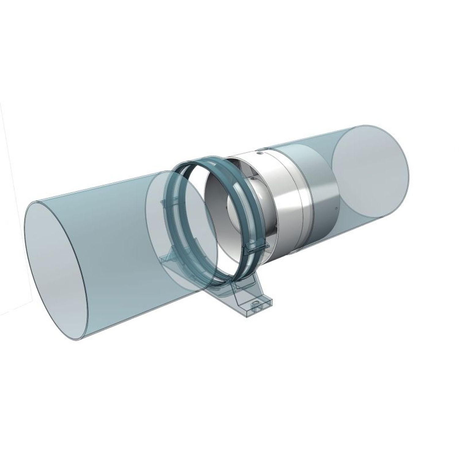 Ventilator de tubulatura axial PROFIT 5, Debit 190 mc/h fotografia produsului View 3 L