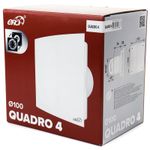 Ventilator de baie QUADRO 4, Debit 90 m3/h, Diametru &Oslash; 100mm fotografia produsului View 6 S