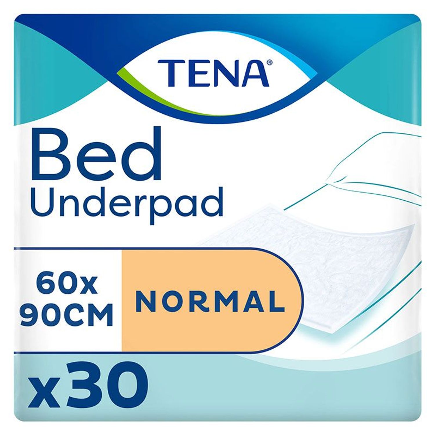 Aleze / Protectii pentru pat Tena Bed Normal, 60 x 90 cm, 30 buc fotografia produsului