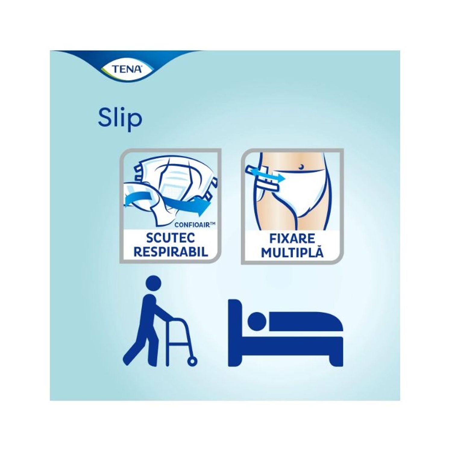 Scutece pentru adulti Tena Slip Plus, L, 30 buc fotografia produsului View 5 L