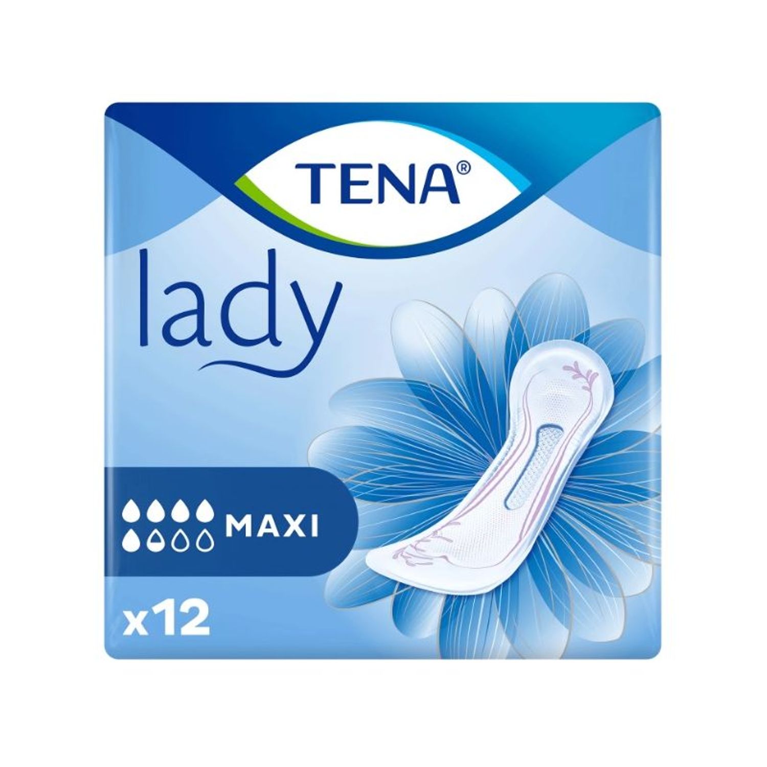 Absorbante pentru incontinenta Tena Lady Maxi Insta Dry, 12 buc fotografia produsului