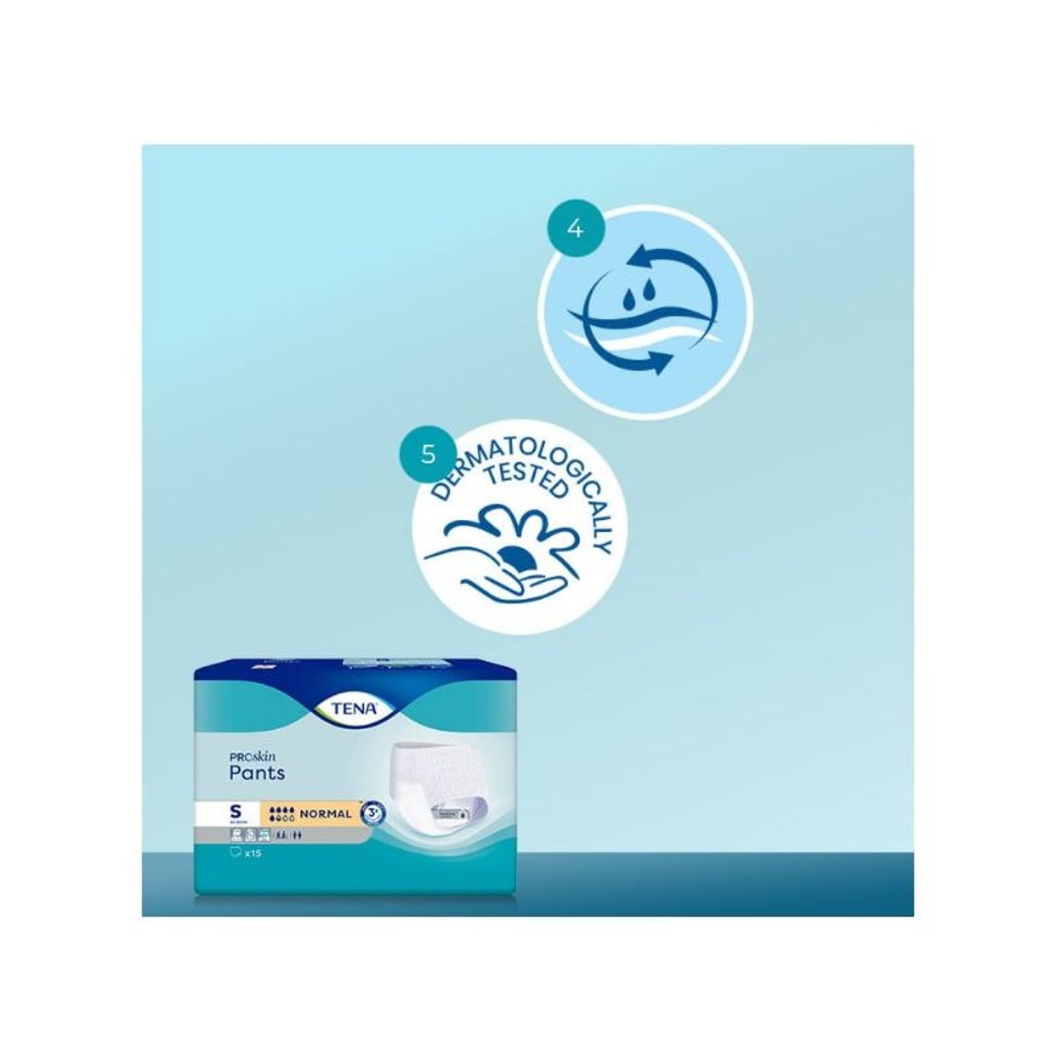 Scutece tip chilot Tena Pants Normal, marime S, 15 bucati fotografia produsului View 4 L