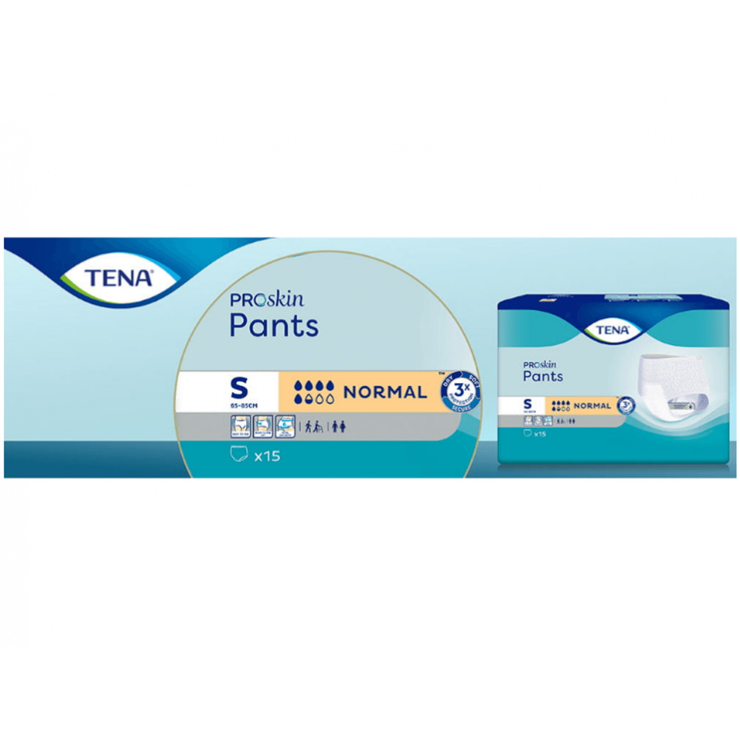 Scutece tip chilot Tena Pants Normal, marime S, 15 bucati fotografia produsului View 6 L