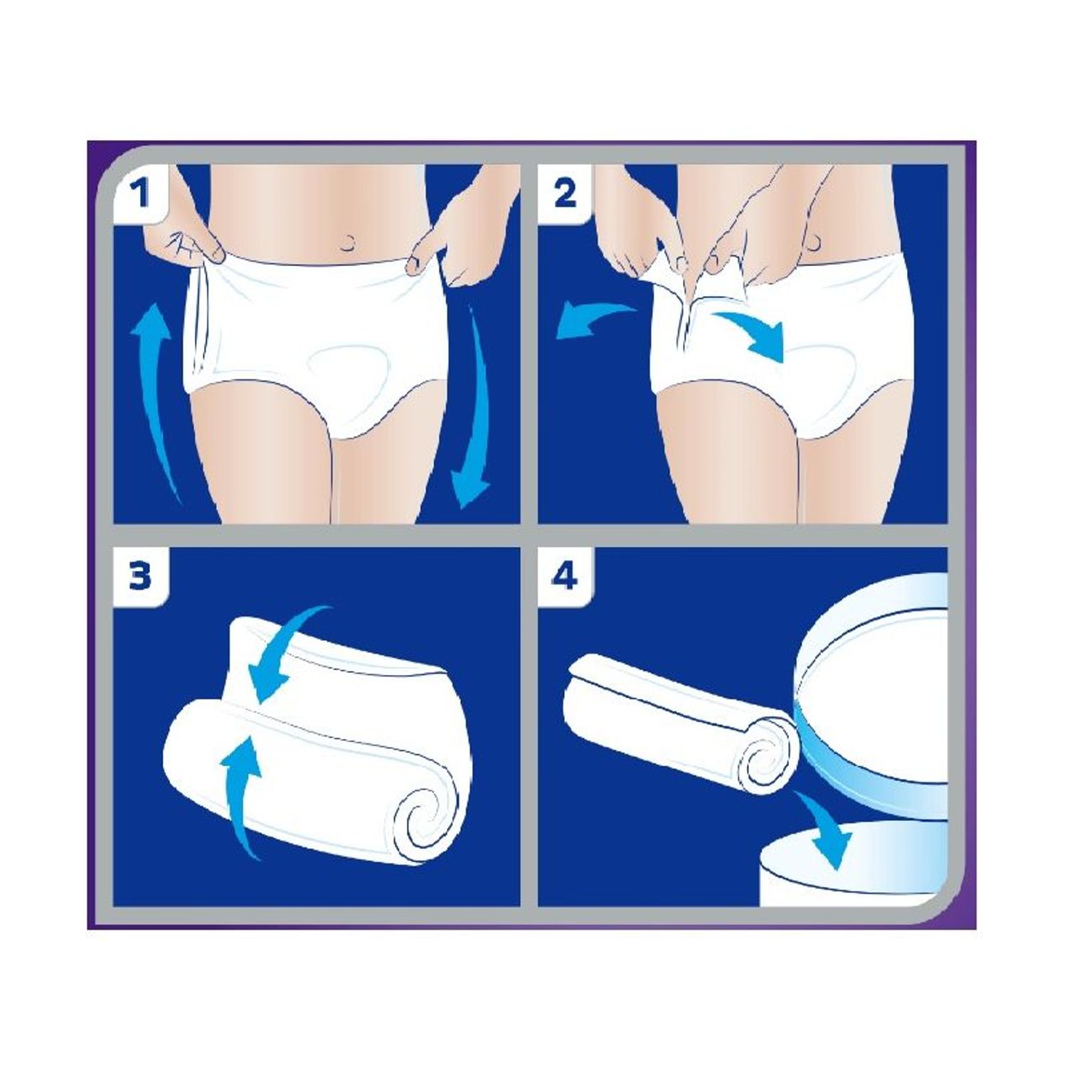 Scutece pentru incontinenta adulti, Tena Slip Plus, marime M, 10 bucati fotografia produsului View 3 L