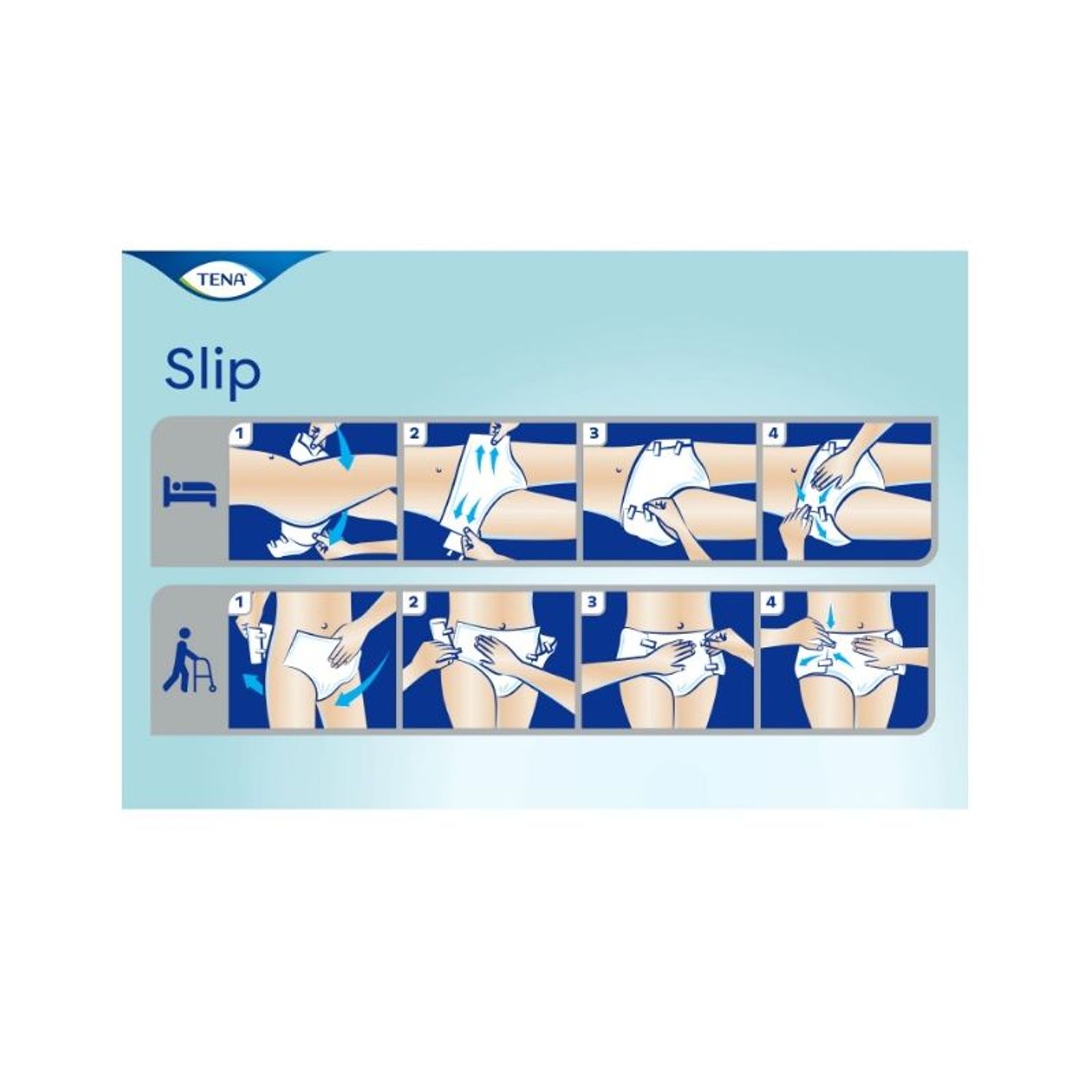 Scutece pentru incontinenta adulti, Tena Slip Plus, marime M, 10 bucati fotografia produsului View 4 L