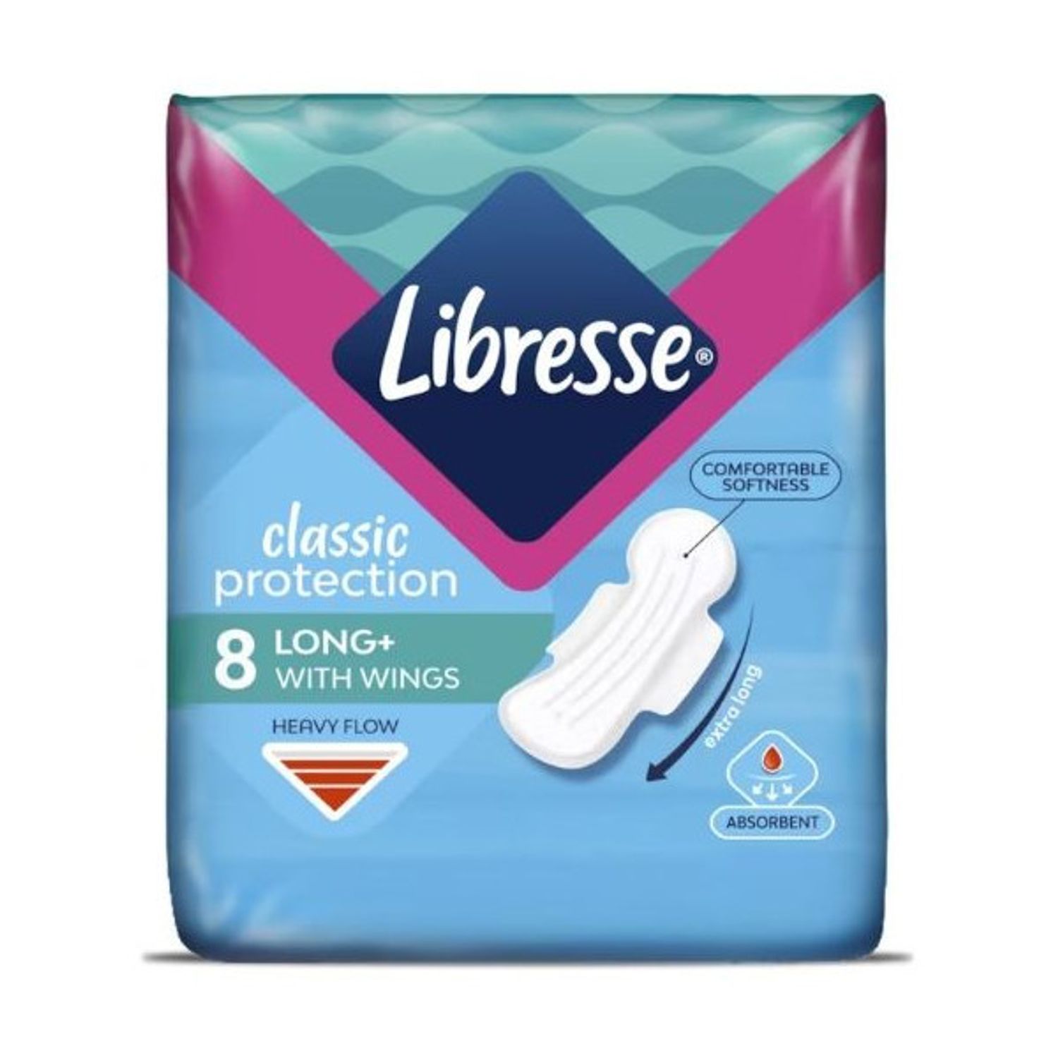 Absorbante, Libresse Classic Ultra Super Wings, 8 buc/set fotografia produsului