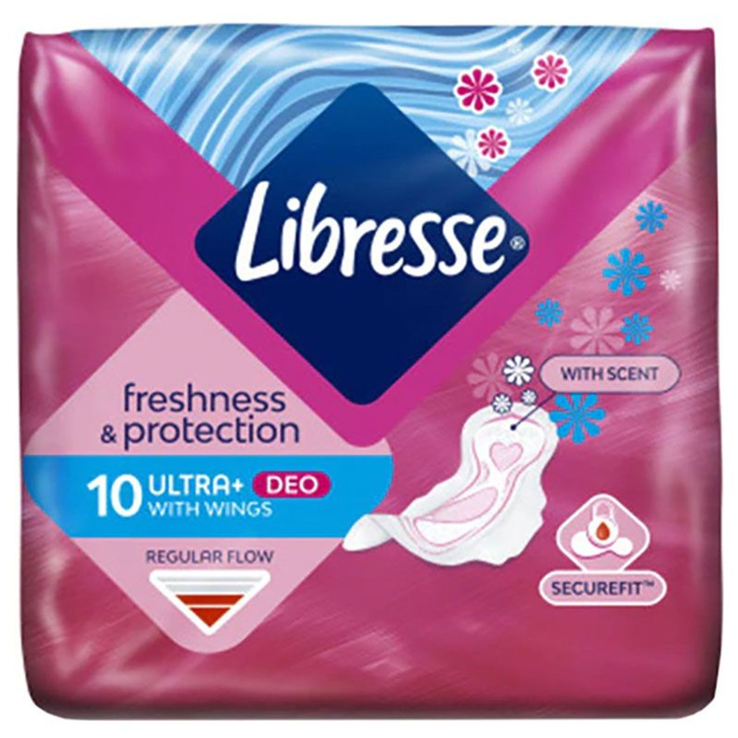 Absorbante Libresse Ultra Normal Deo Fresh, 10 bucati fotografia produsului