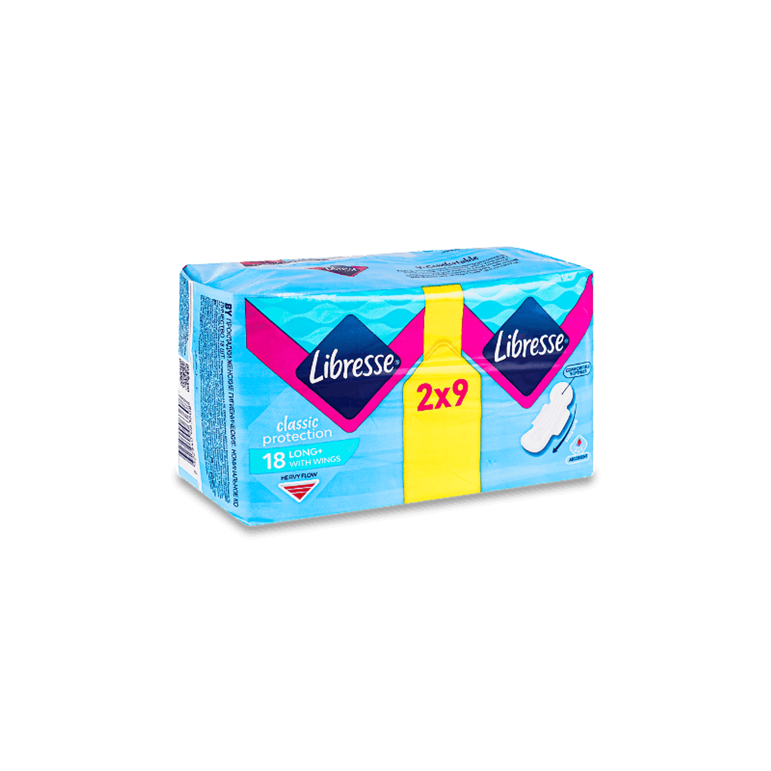 Absorbante, Libresse Classic Super, Long With Wings, 18 buc fotografia produsului View 2 L