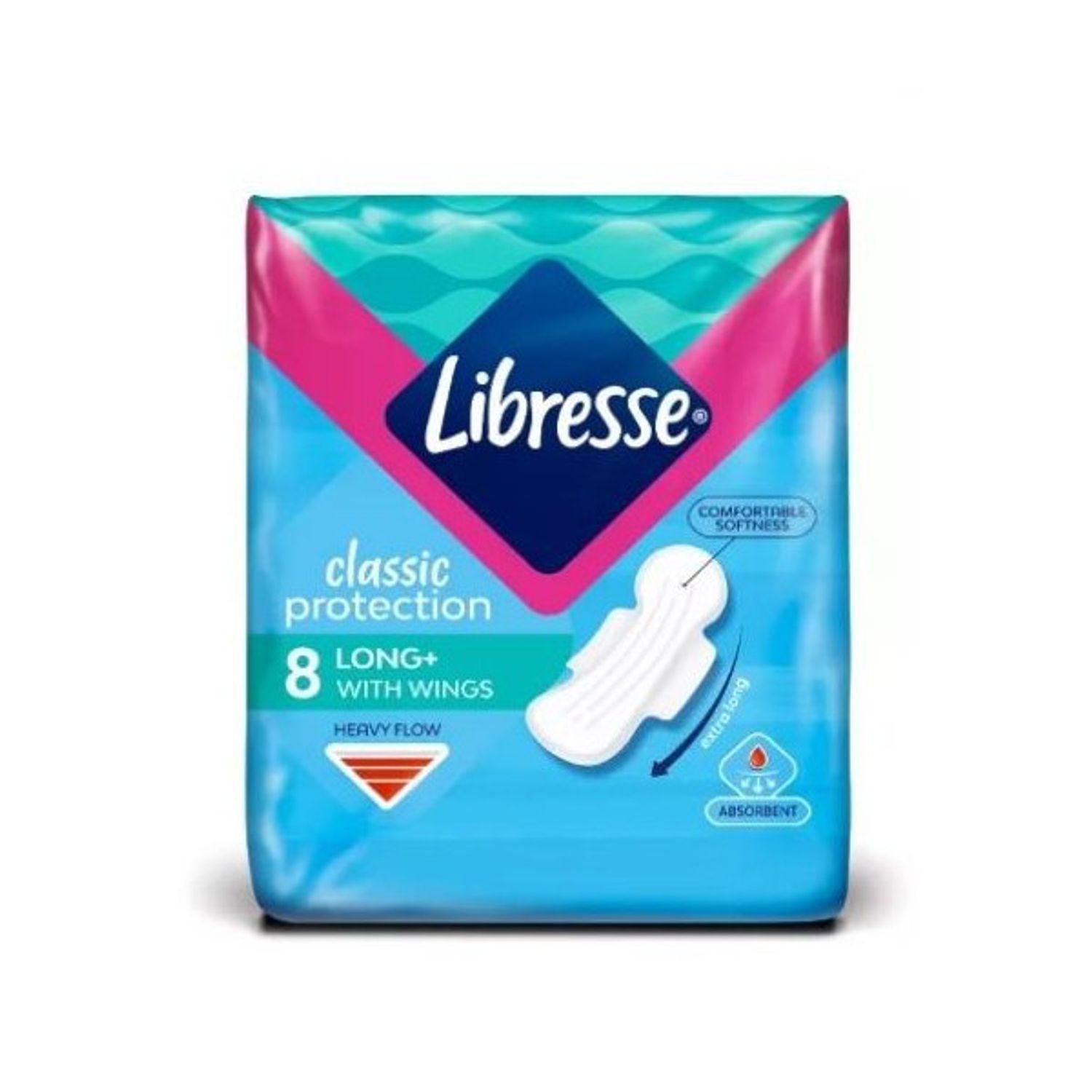 Absorbante, Libresse Classic Ultra Super Wings, 8 buc/set fotografia produsului View 2 L