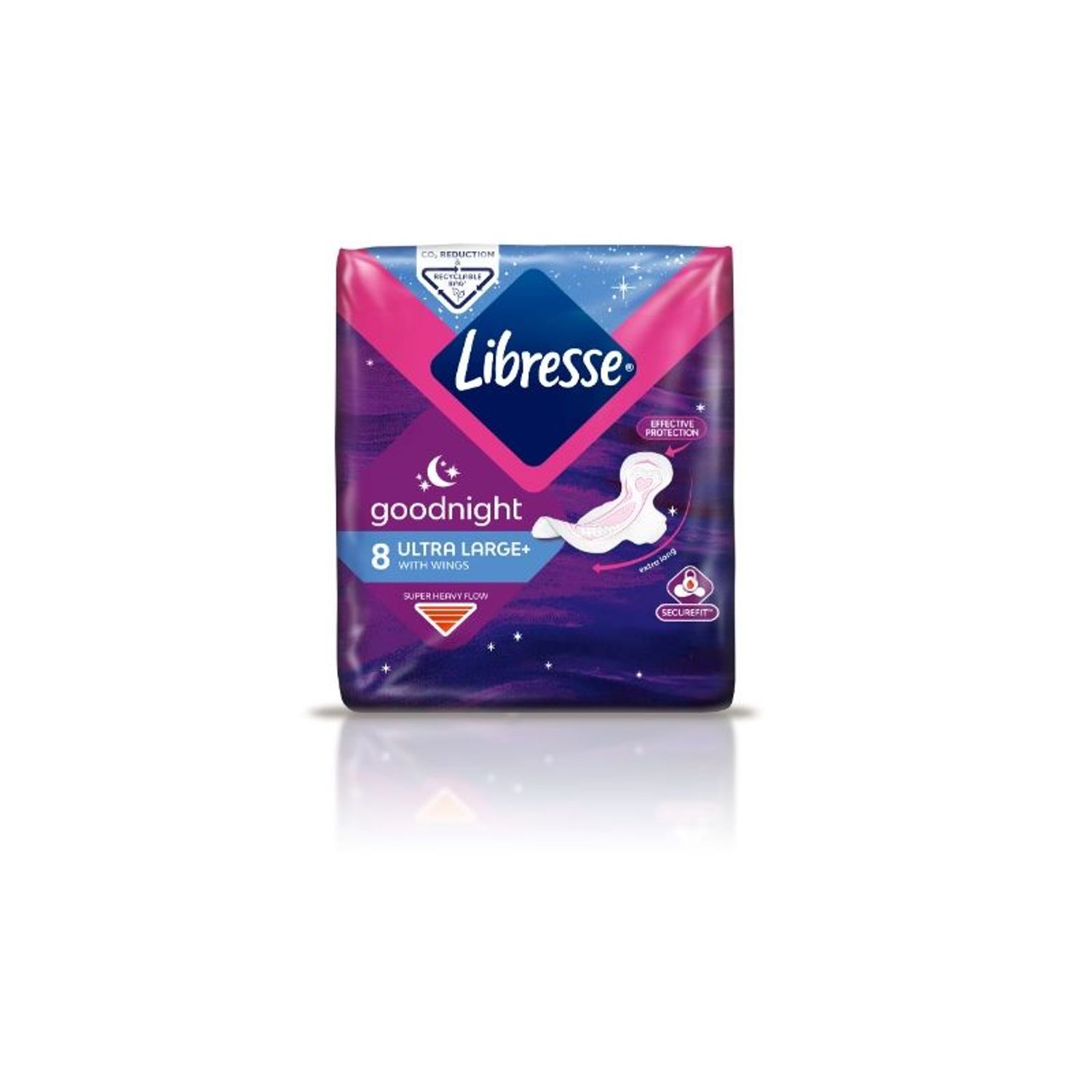 Absorbante Libresse Ultra Goodnight, 8 bucati fotografia produsului View 7 L