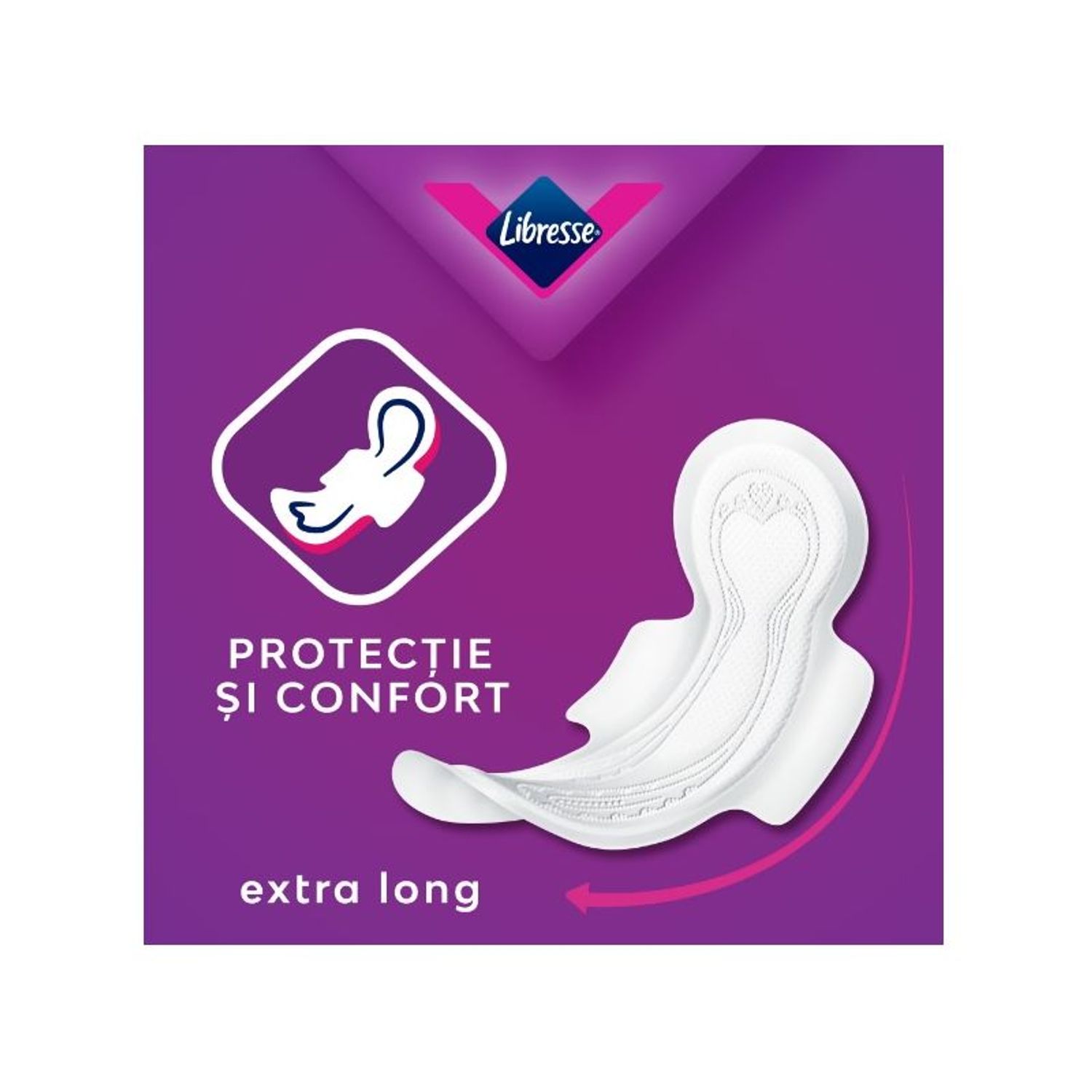 Absorbante Libresse Ultra Goodnight, 8 bucati fotografia produsului View 5 L