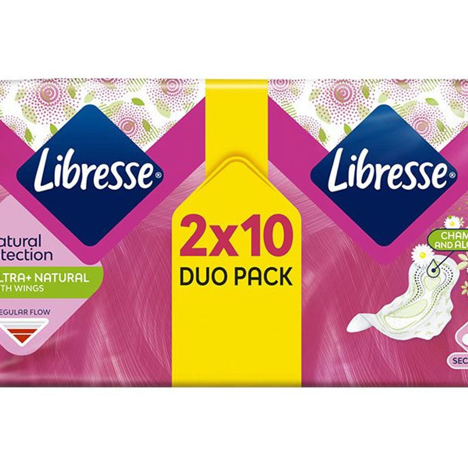 Absorbante Libresse Ultra Normal cu aloe vera & musetel, 20 bucati fotografia produsului