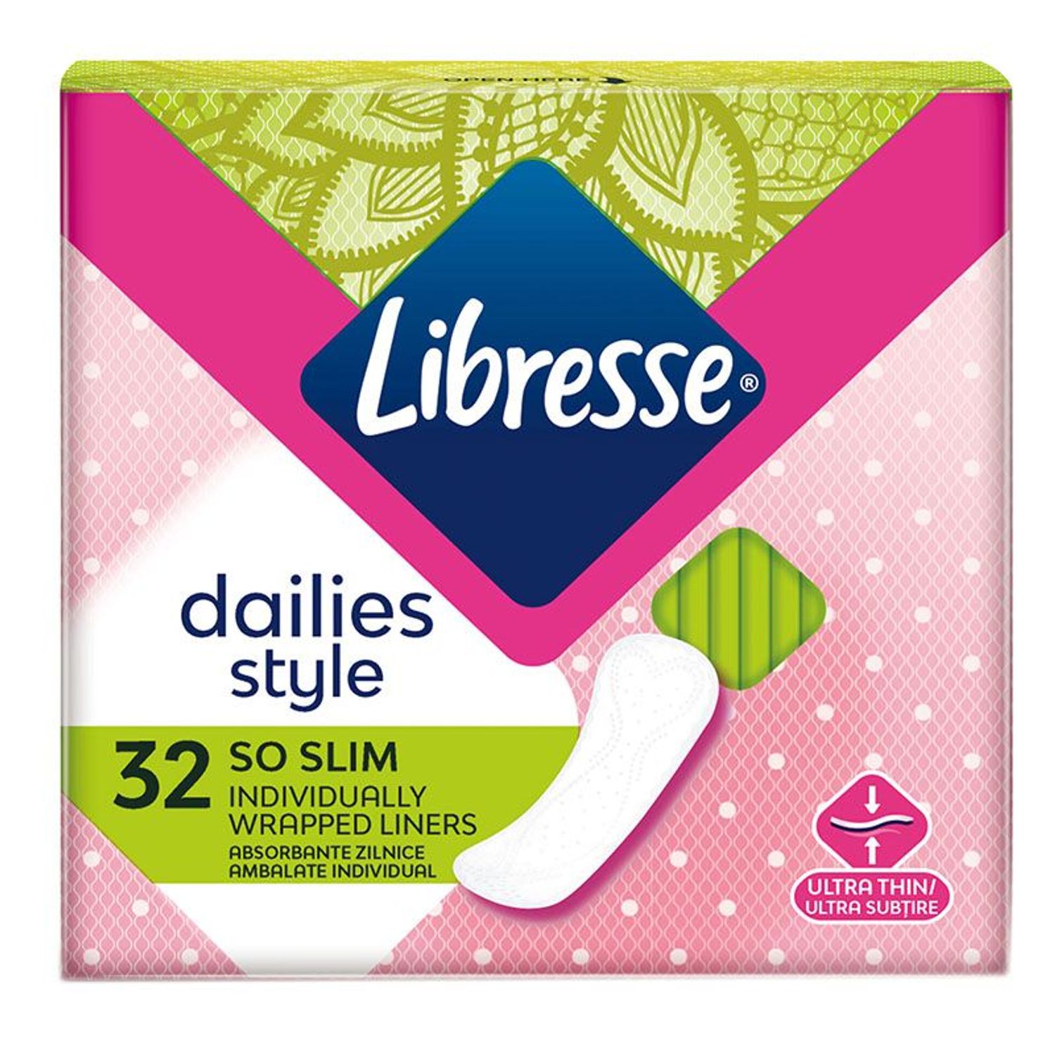 Absorbante zilnice Libresse So Slim, 32 bucati fotografia produsului