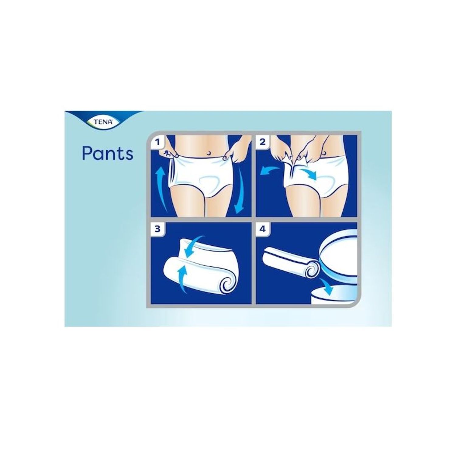 Scutece adulti Tena Pants Plus Night M, 12 buc fotografia produsului View 6 L