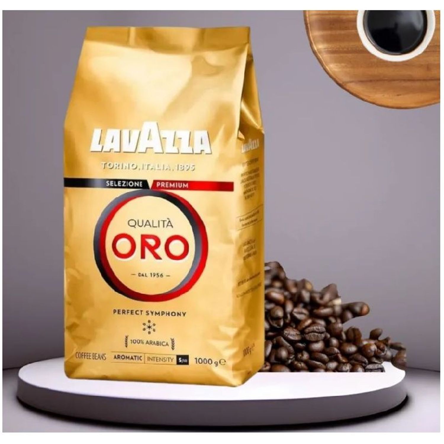 Cafea boabe Lavazza Qualita Oro, 1Kg fotografia produsului View 2 L