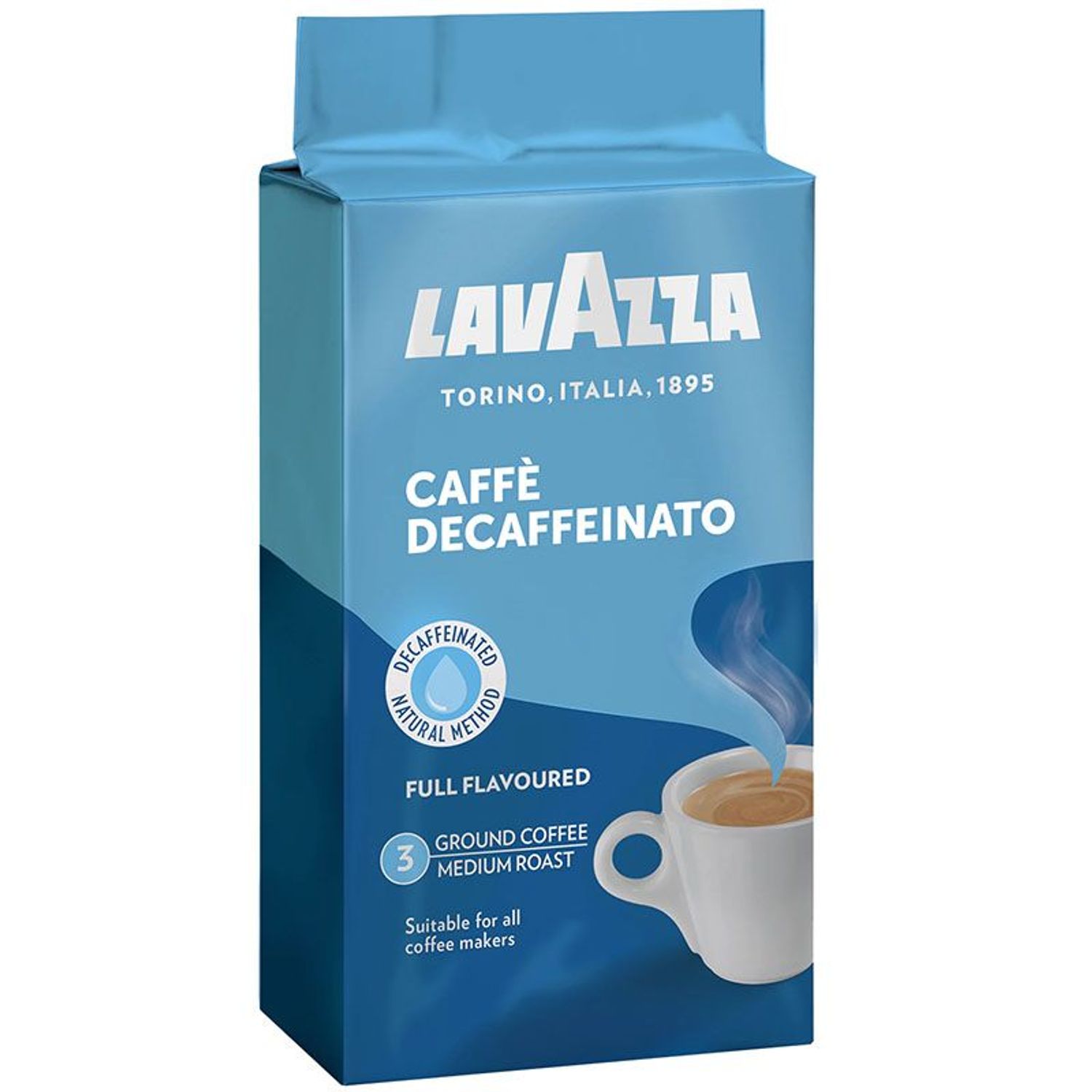Cafea macinata Lavazza Caffe Decaffeinato, 250 gr fotografia produsului