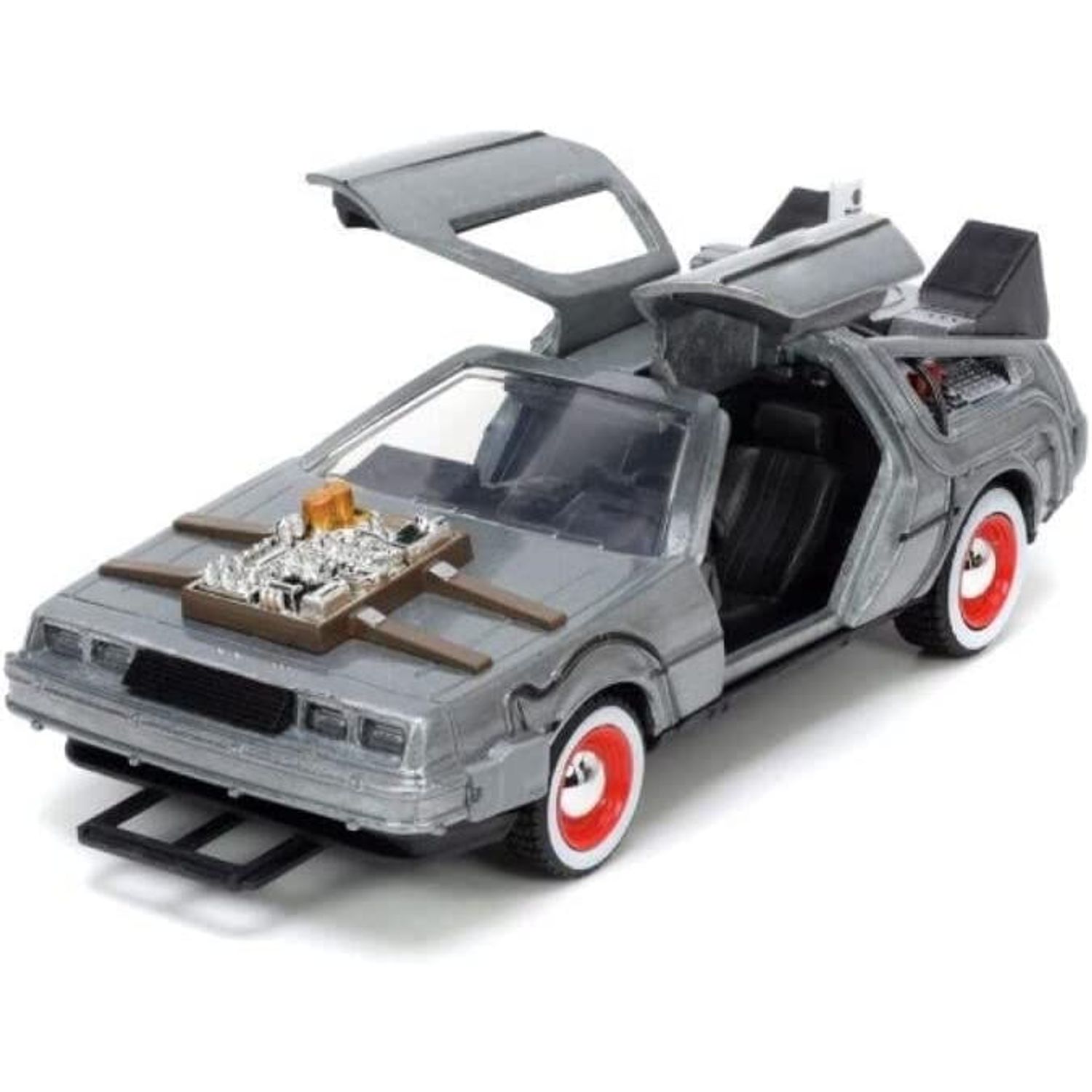 Masinuta colectie Back to the future 3, Time machine 1:32 fotografia produsului View 4 L