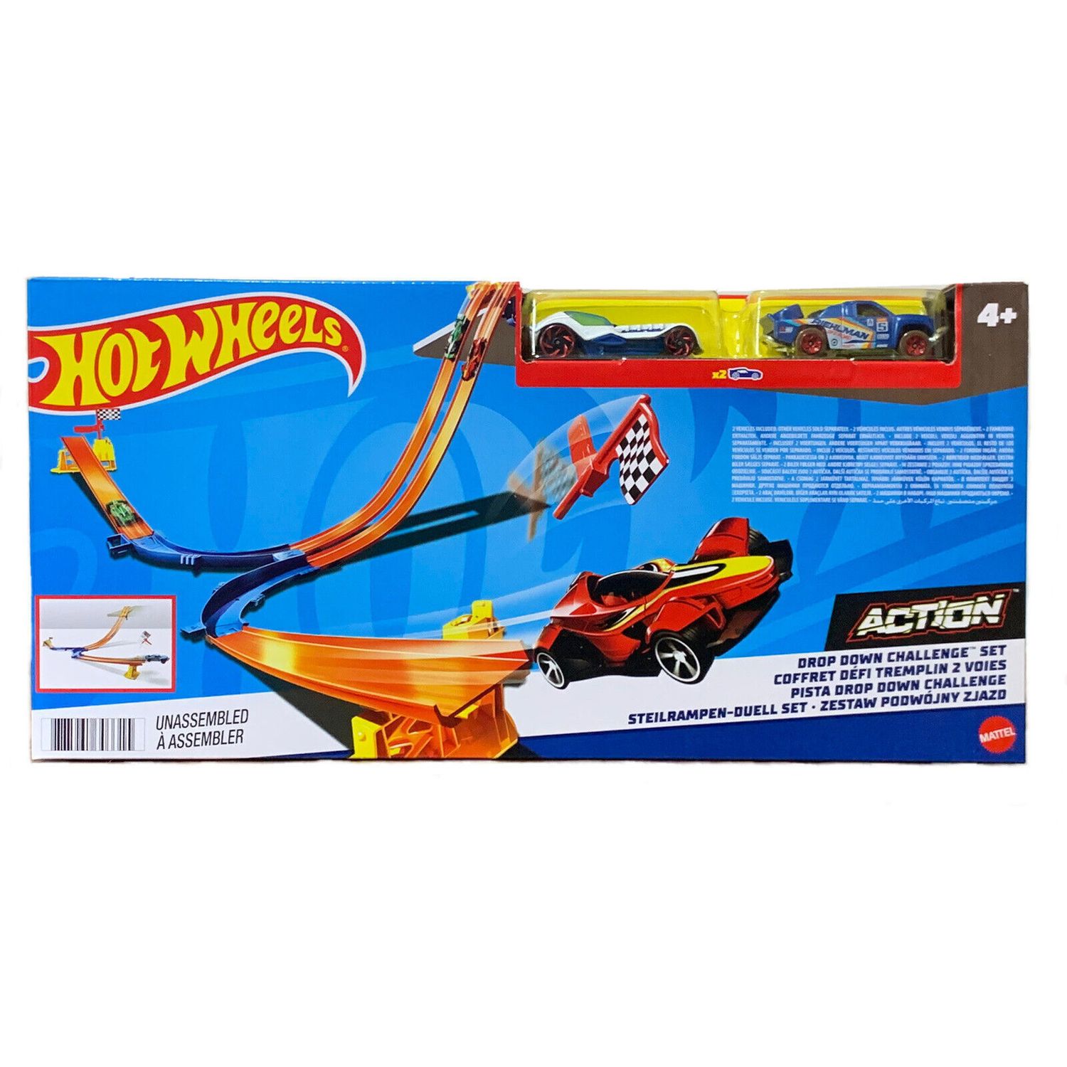 Set de joaca Hot Wheels ActionPista masini Drop down challenge fotografia produsului View 2 L