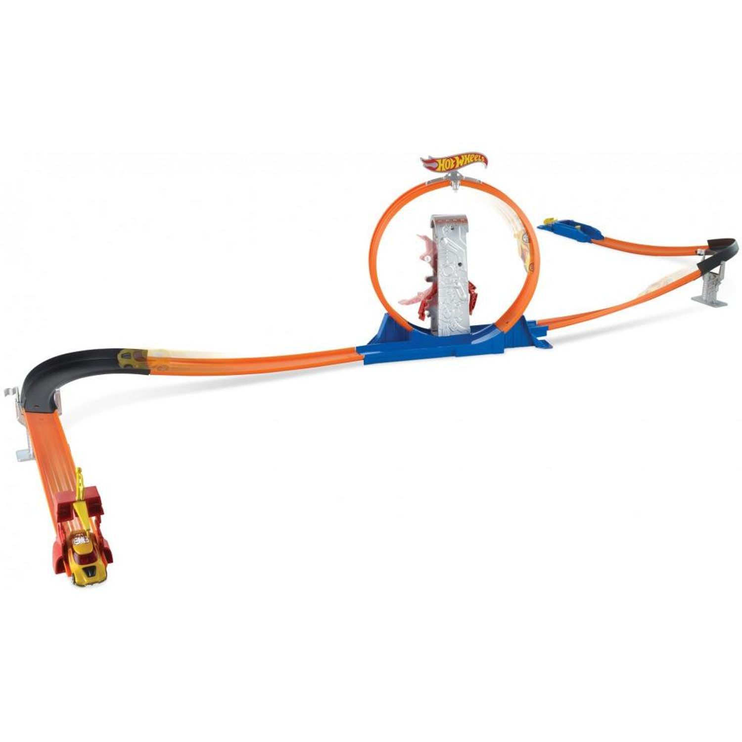Set de joaca Hot Wheels Action Pista masini Mega Rally fotografia produsului View 3 L