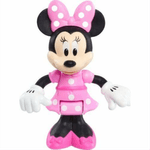Figurina Disney Junior Minnie mouse roz, 15cm fotografia produsului