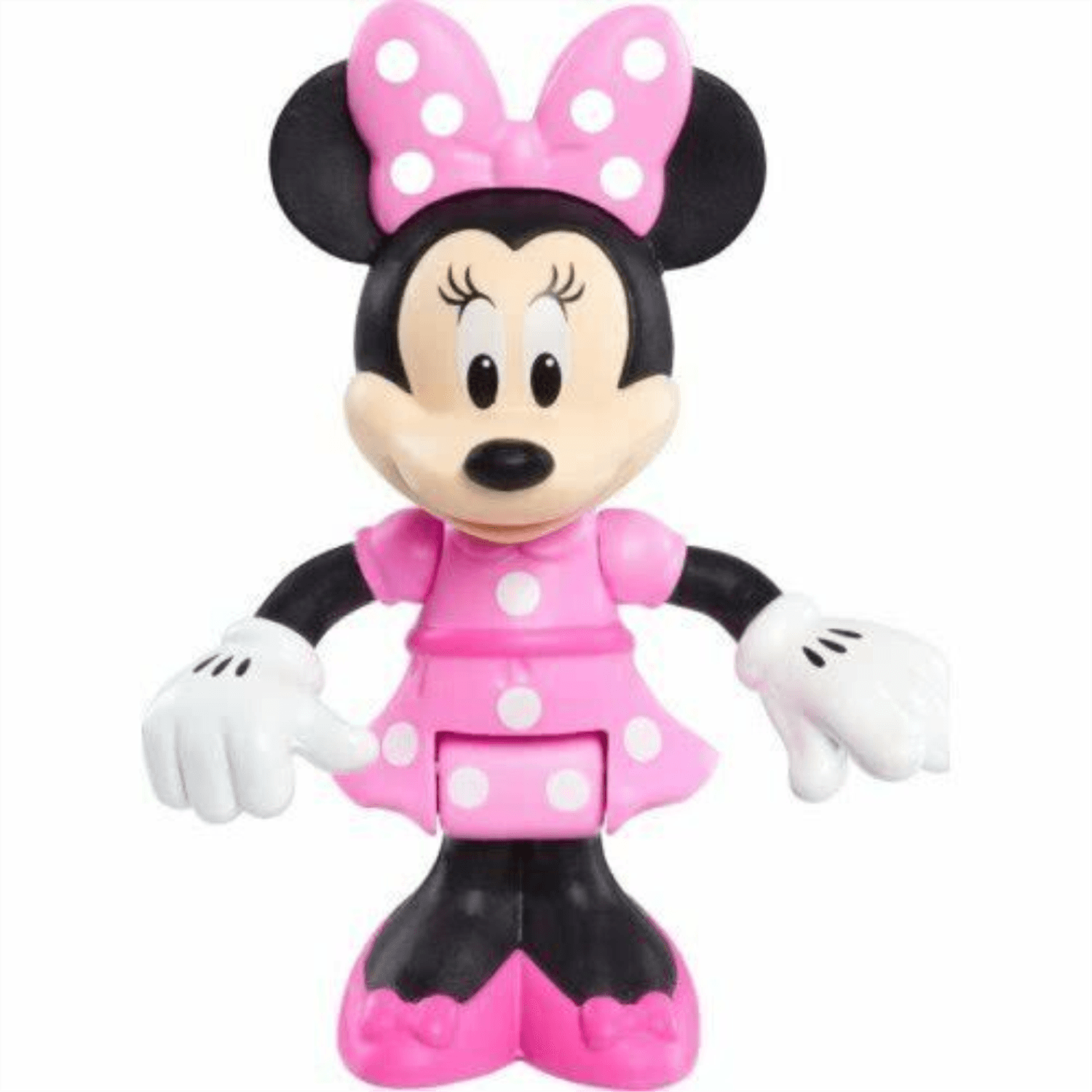 Figurina Disney Junior Minnie mouse roz, 15cm fotografia produsului