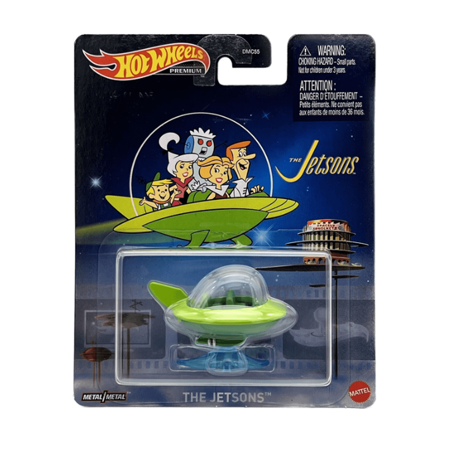Masinuta Hot Wheels Premium, The Jetson, 1:64, Verde fotografia produsului