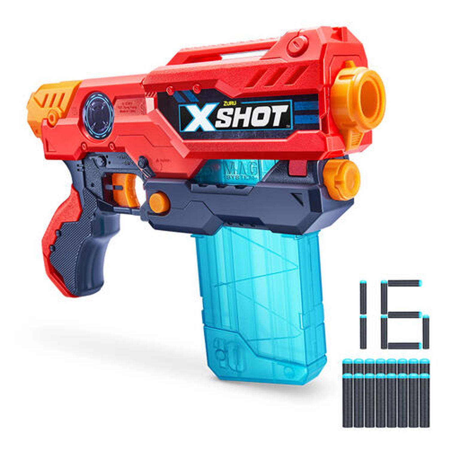 Arma de jucarie, X-Shot Hurricane, 16 proiectile fotografia produsului View 2 L