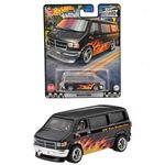 Masinuta Hot Wheels Premium, Boulevard, Dodge Van, 1:64, Negru fotografia produsului View 2 S