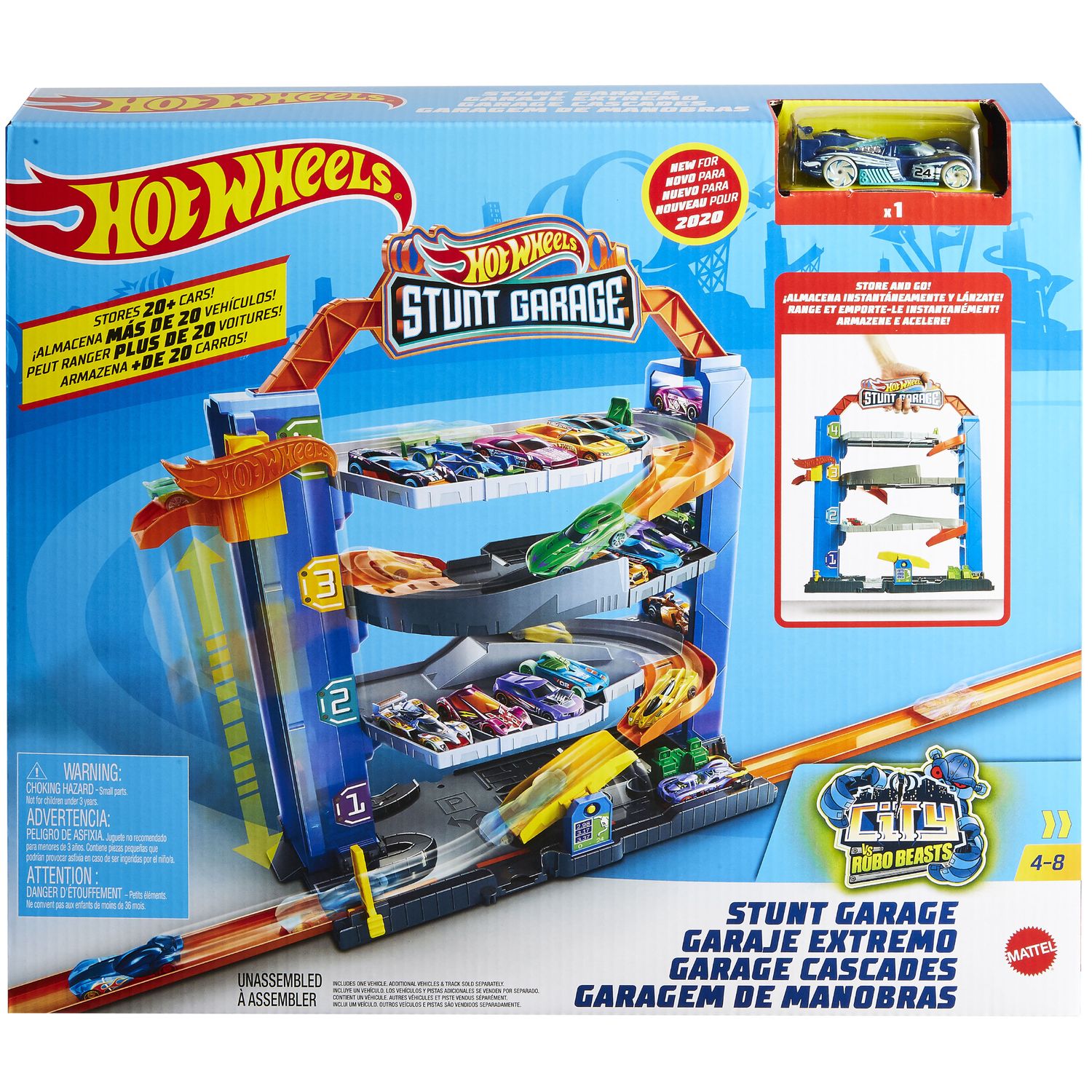 Set de joaca Hot Wheels City - Stunt garage fotografia produsului