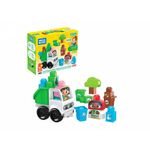 Set de joc Blocuri Mega Bloks Eco Garbage Truck, 19 elemente fotografia produsului