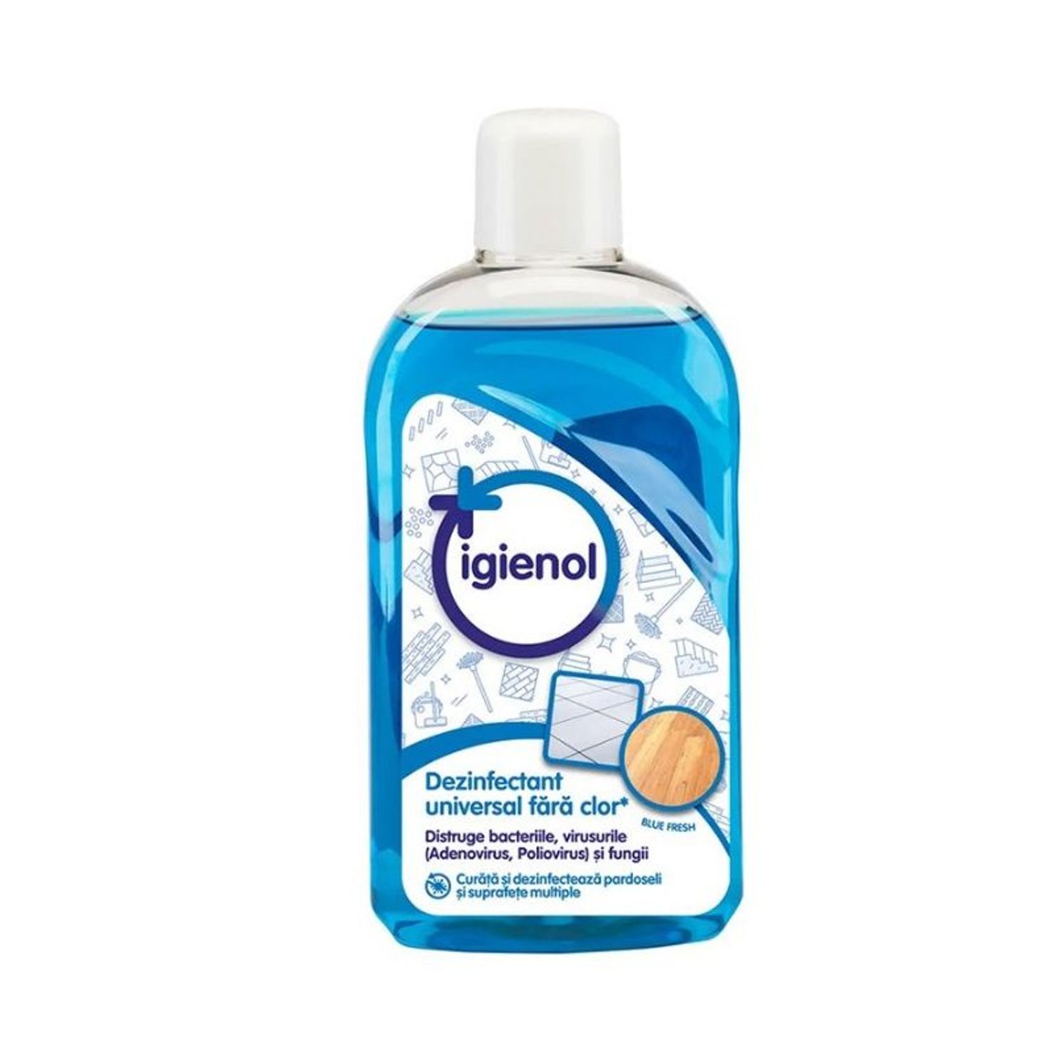 Dezinfectant Universal, Igienol, Multisuprafete Blue Fresh, 1L fotografia produsului View 2 L