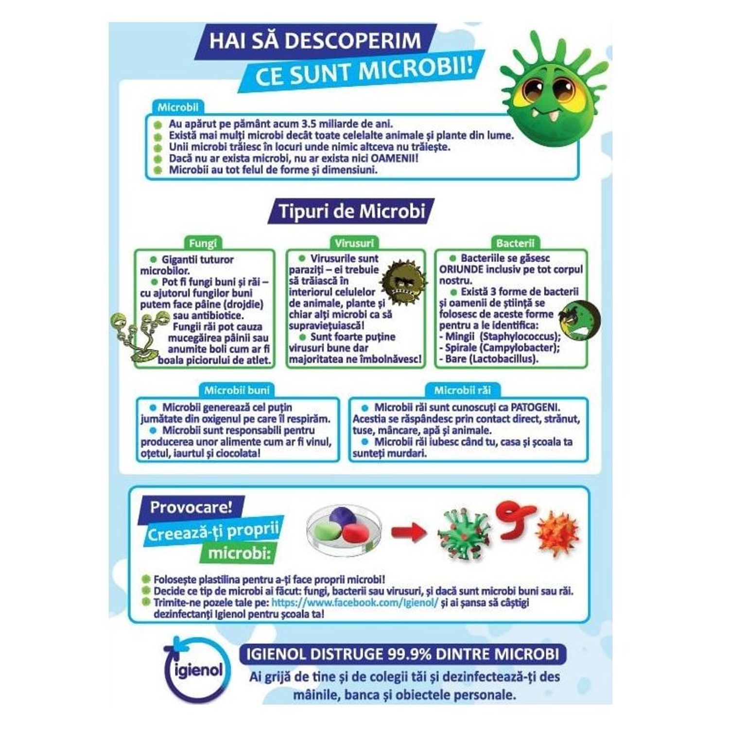 Dezinfectant Universal, Igienol, Multisuprafete Blue Fresh, 1L fotografia produsului View 5 L