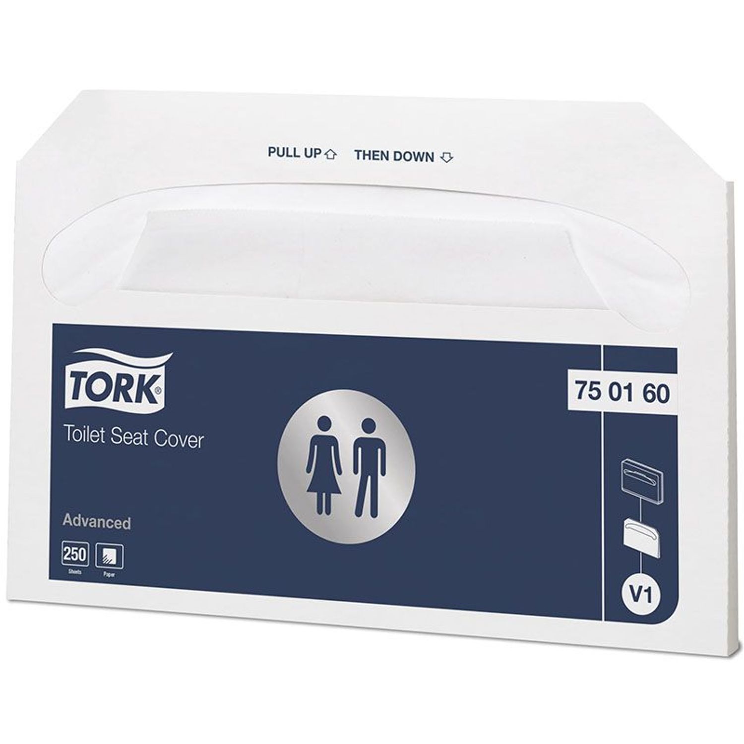 Acoperitoare hartie colac wc Tork 250 buc/set, 750160 fotografia produsului