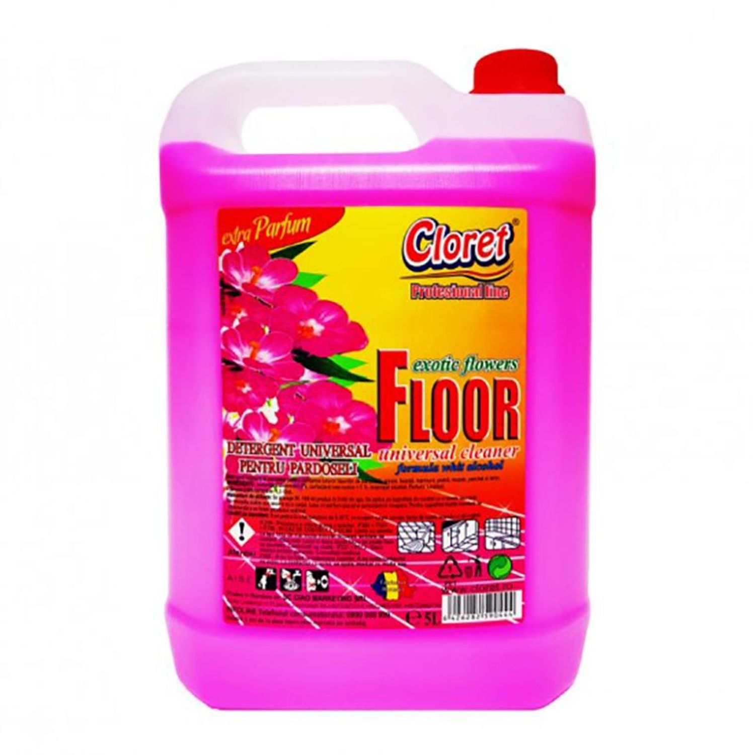 Detergent pardoseala Cloret Exotic Flowers 5l fotografia produsului View 2 L