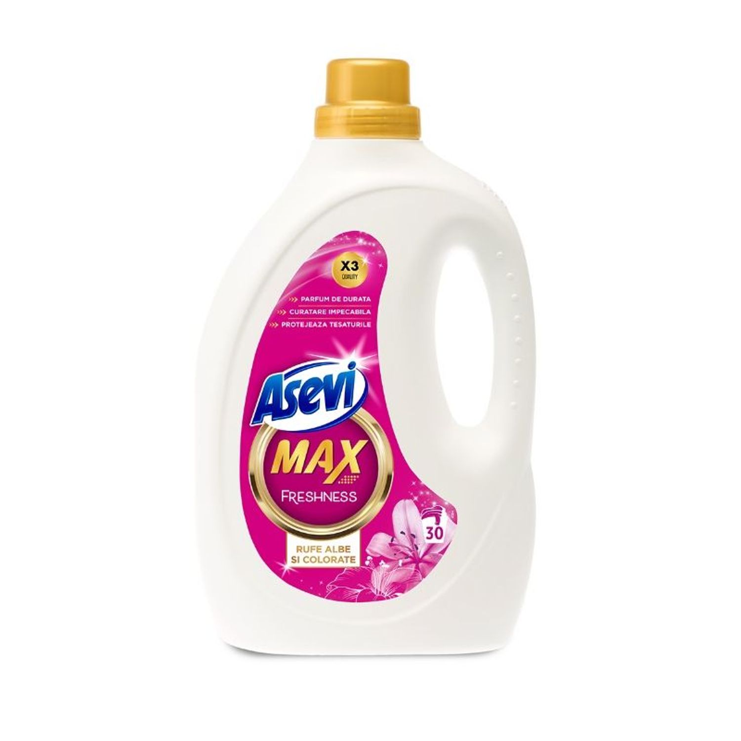 Detergent rufe Asevi Max Freshness 30 spalari, 1.600ml fotografia produsului View 2 L