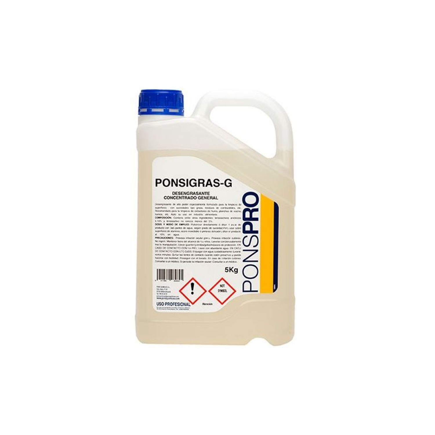 Detergent Degresant Asevi Ponsigras G 5L fotografia produsului View 2 L