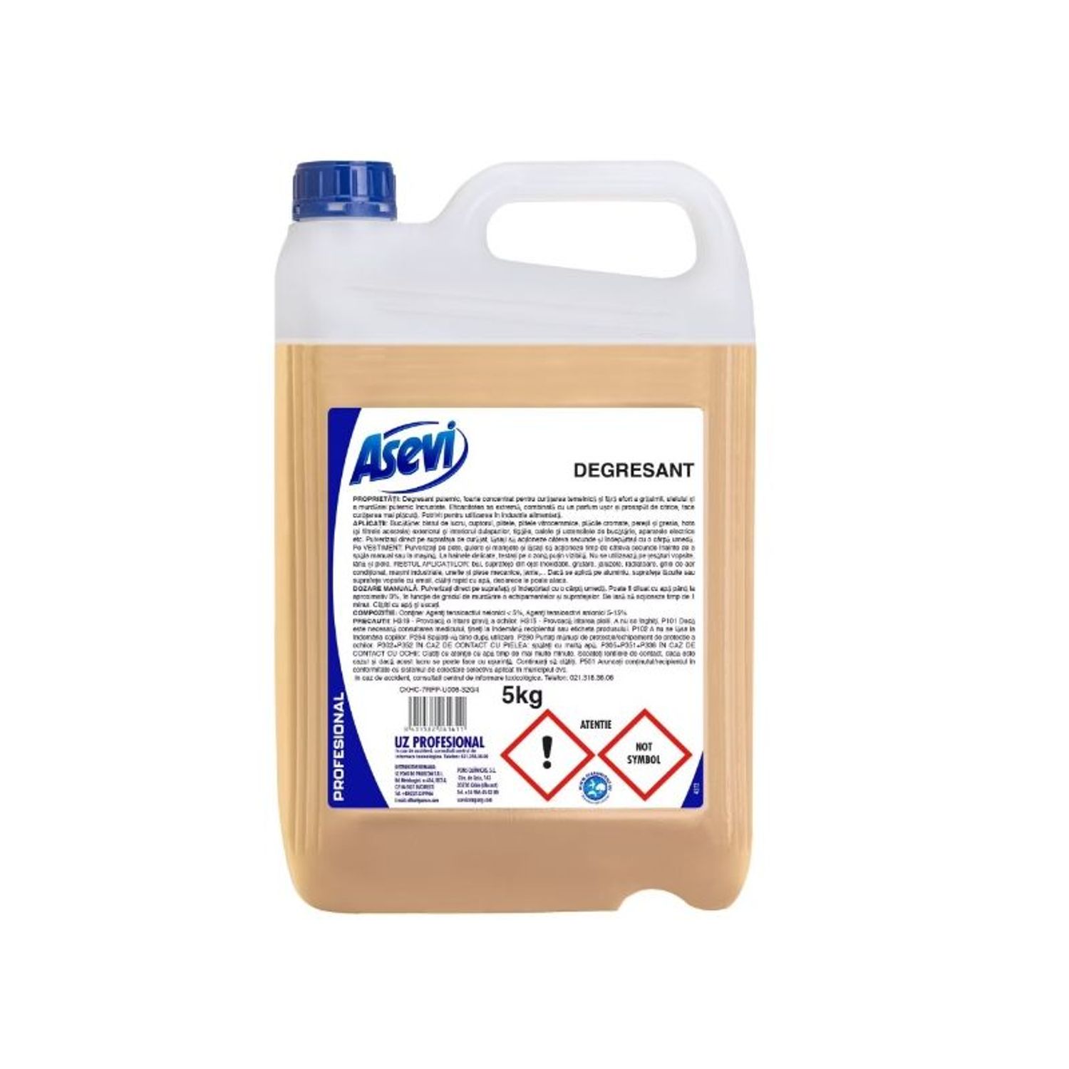 Detergent Asevi Degresant Bucatarie 5L fotografia produsului View 2 L