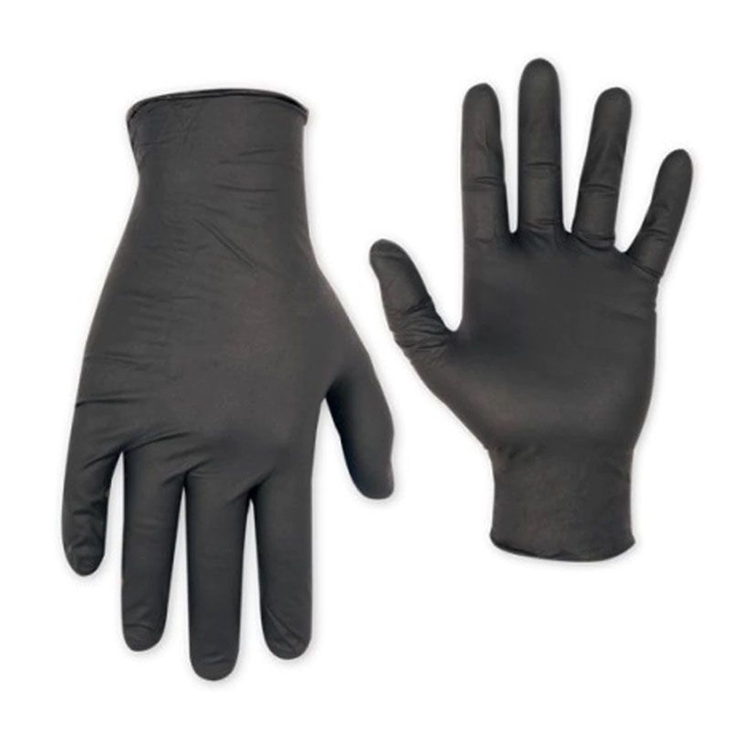 Set manusi Nitril nitrylex negru 100 bucati/set, marimea L fotografia produsului View 2 L
