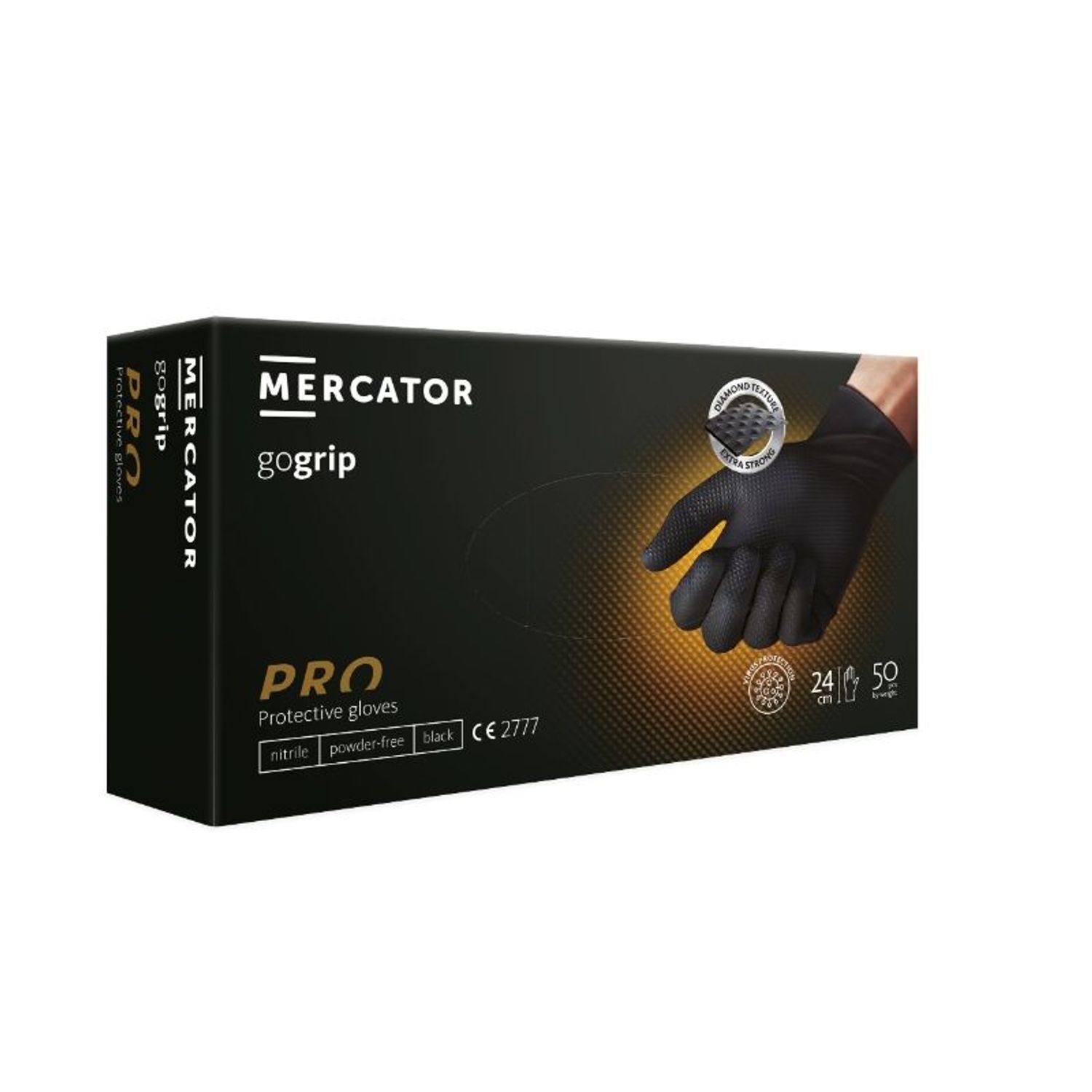 Set 50 bucati Manusi Mercator GoGrip, Nitril, marimea 2XL fotografia produsului