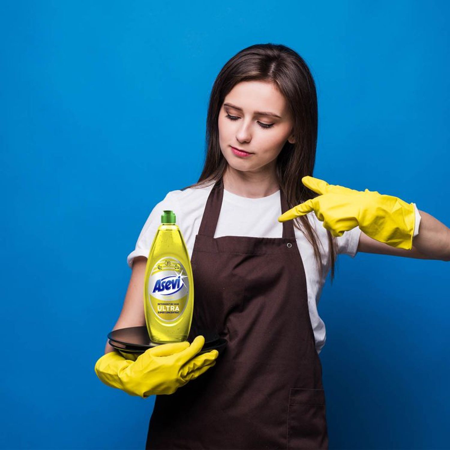Detergent lichid vase, Asevi Ultra Yellow, 650 ml fotografia produsului View 3 L