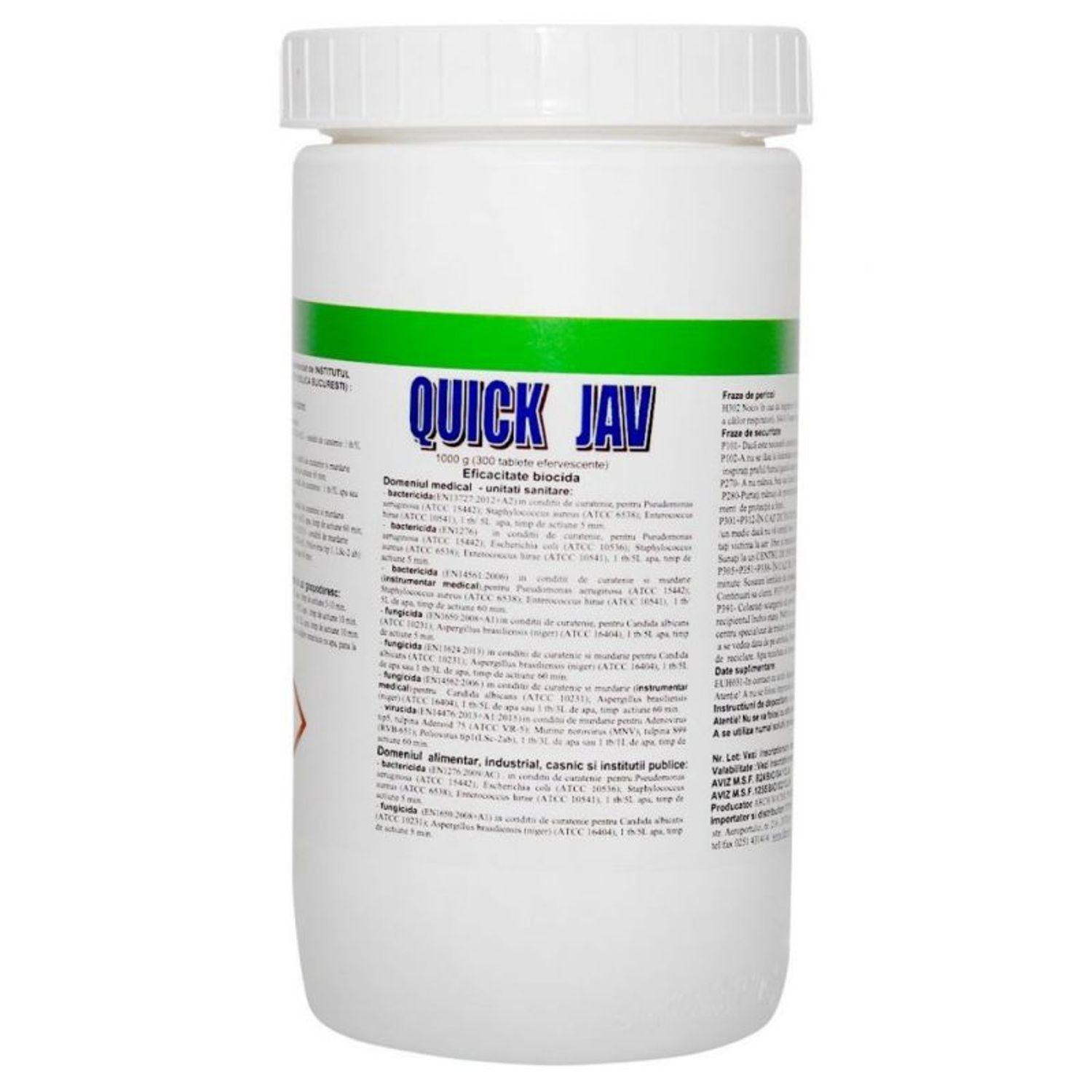Tablete efervescente Quick Jav clorigene - 300 buc fotografia produsului