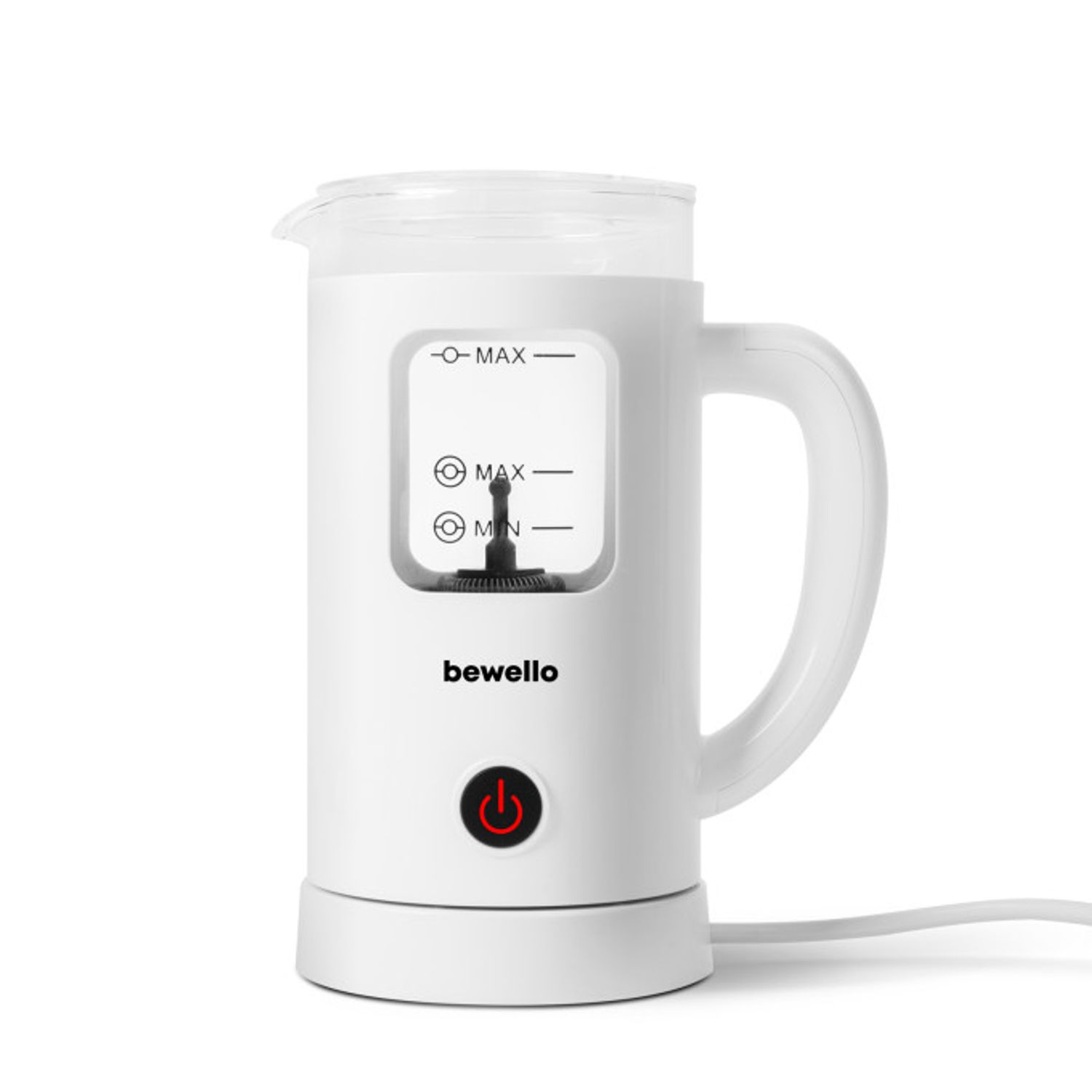 Spumator electric pentru lapte, 220, 240V, 550 W, alb fotografia produsului